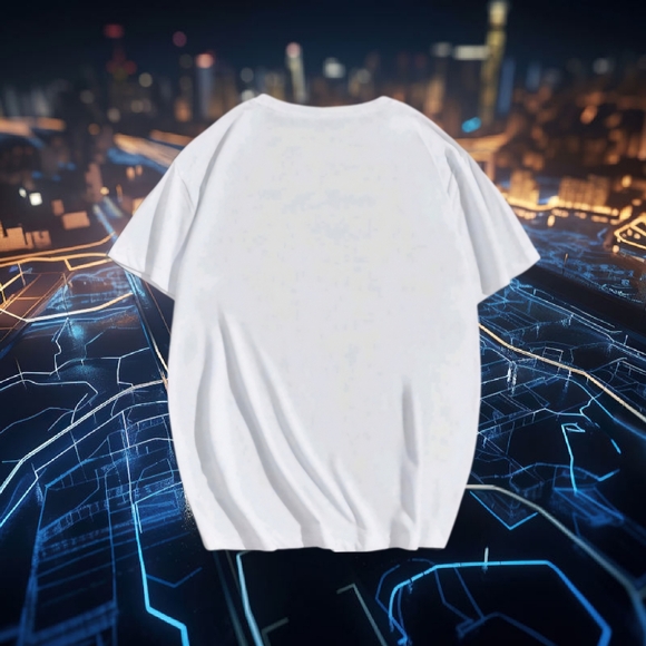 Men's AI Runs the World Tee, White, S - Picture 2 of 5